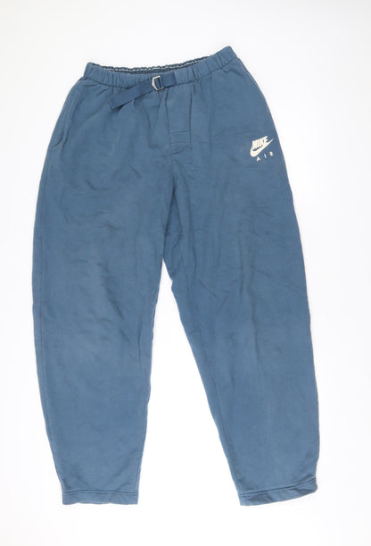 Nike Air Men’s Blue M Sweatpants Trousers Elastic Waist Cotton