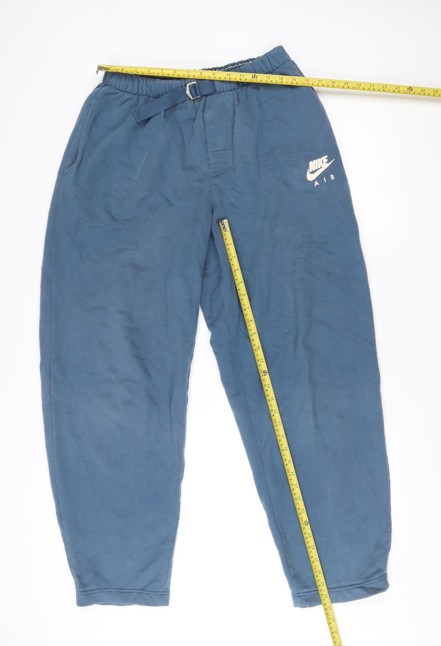 Nike Air Men’s Blue M Sweatpants Trousers Elastic Waist Cotton