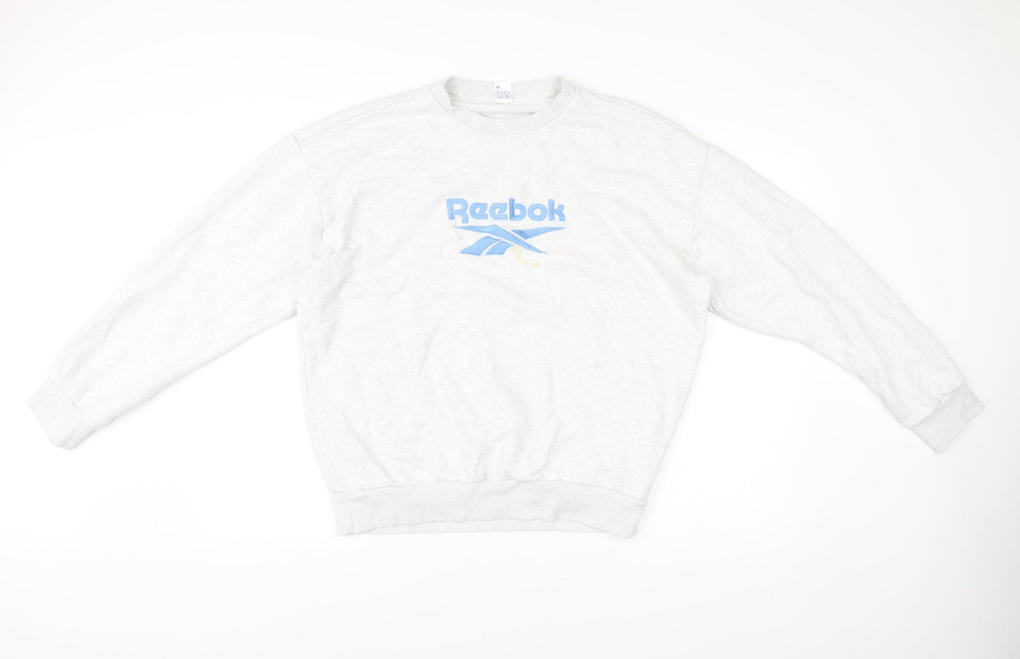 Mens UK Size M Reebok Grey Pullover Sweatshirt