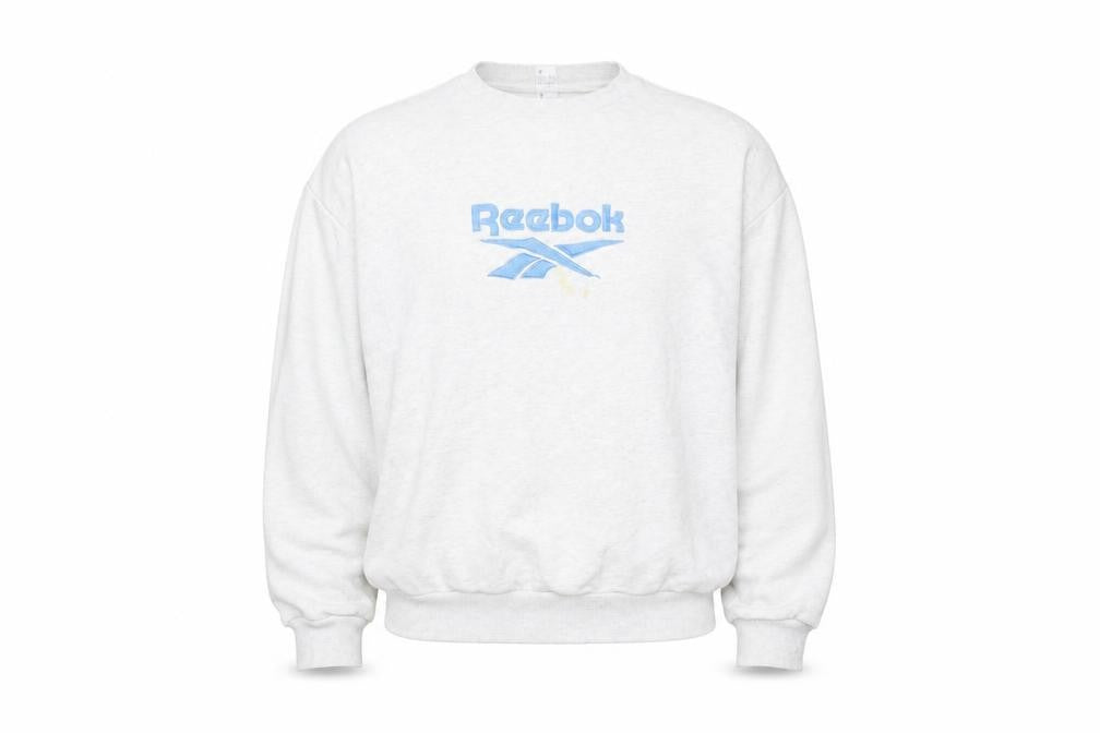 Mens UK Size M Reebok Grey Pullover Sweatshirt