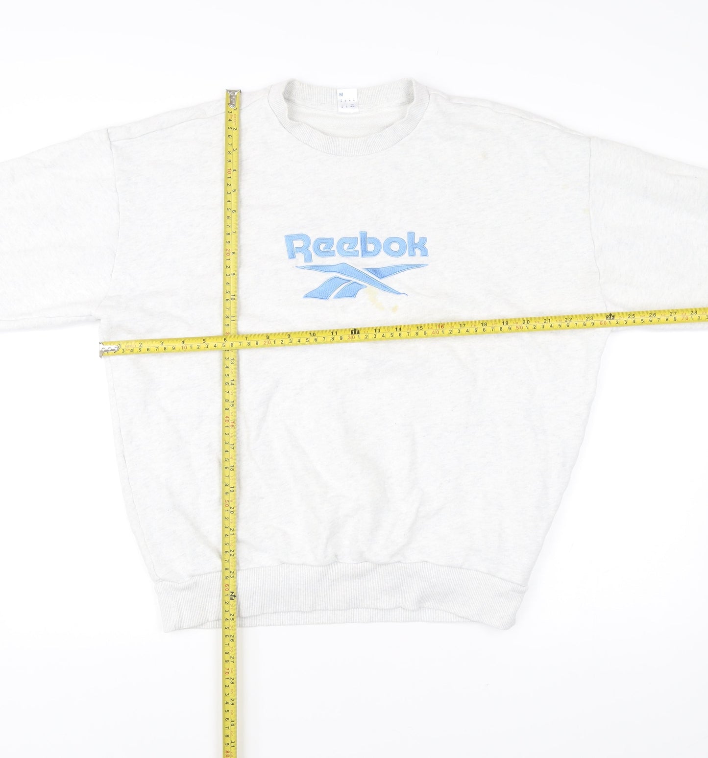 Mens UK Size M Reebok Grey Pullover Sweatshirt