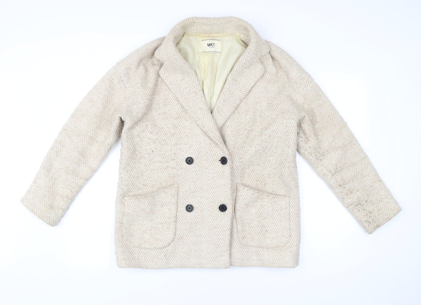 Unisex Adults UK Size 36 MKT Studio Beige Basic Jacket