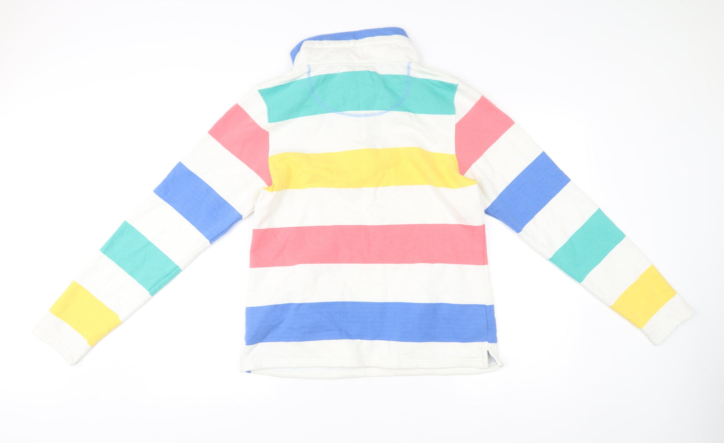 Animal Womens Multicoloured Stripe Henley Sweatshirt Size 10