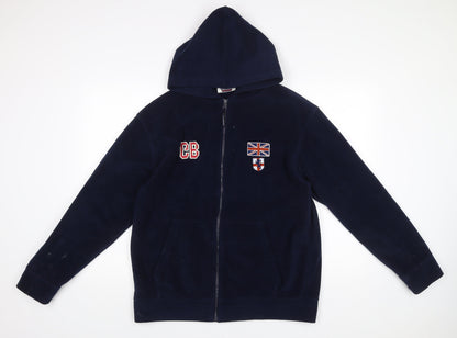 Mens UK Size L Turbulence Blue Basic Jacket