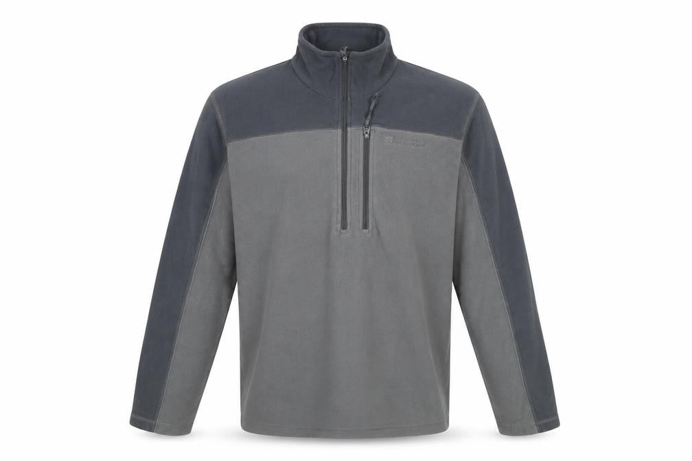 Mens UK Size S Mountain Warehouse Grey 1/2 Zip Sweatshirt