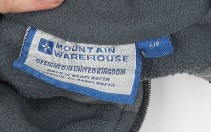 Mens UK Size S Mountain Warehouse Grey 1/2 Zip Sweatshirt
