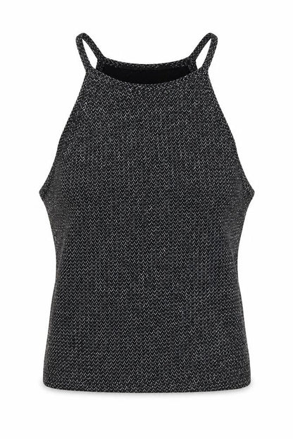 Teens UK Size 10 New Look Black Camisole Tank