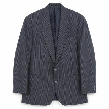 The British Tailor Men's Grey Check Wool Blazer Jacket 44R