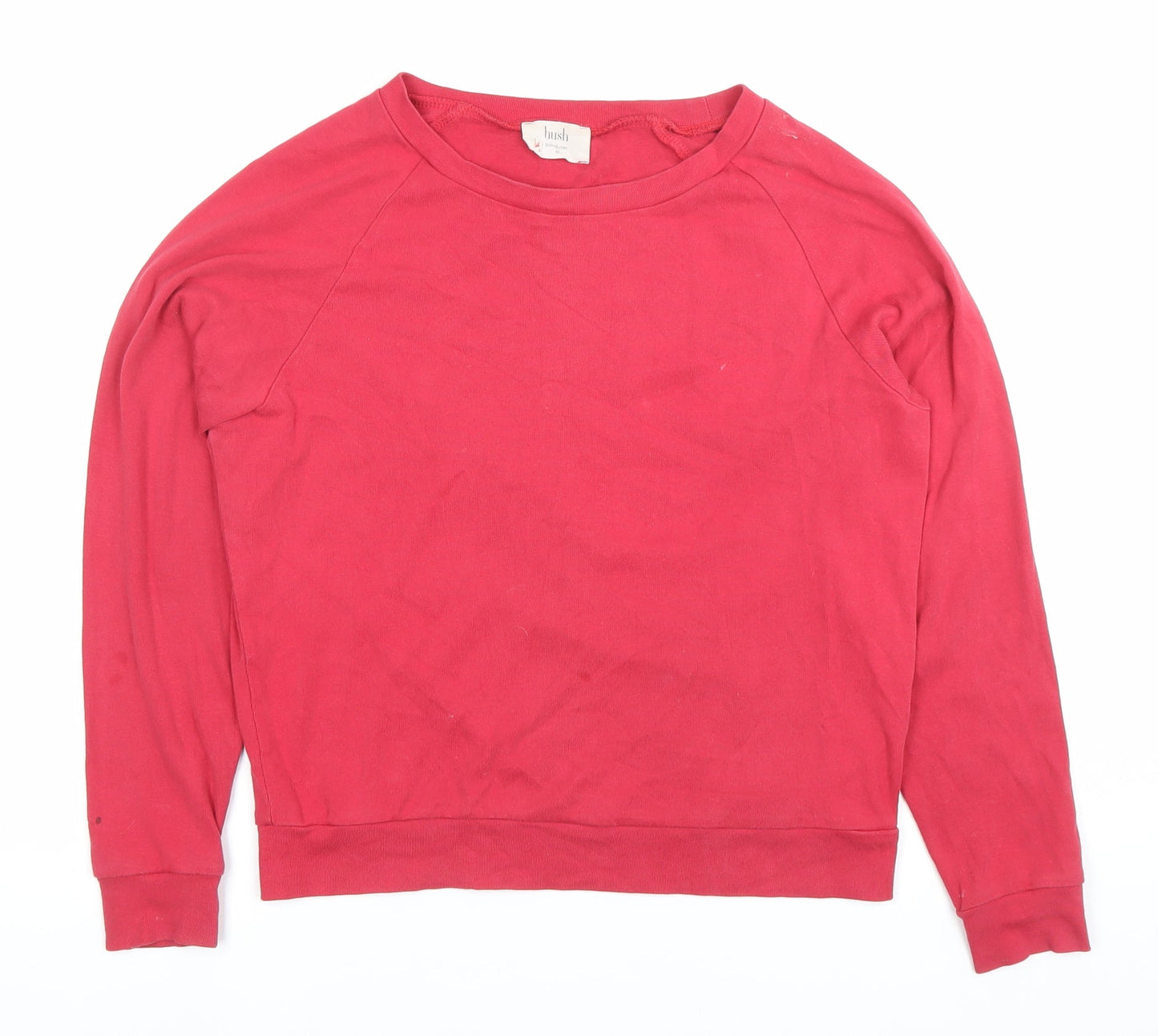 Womens UK Size XS Hush Red Basic T-Shirt
