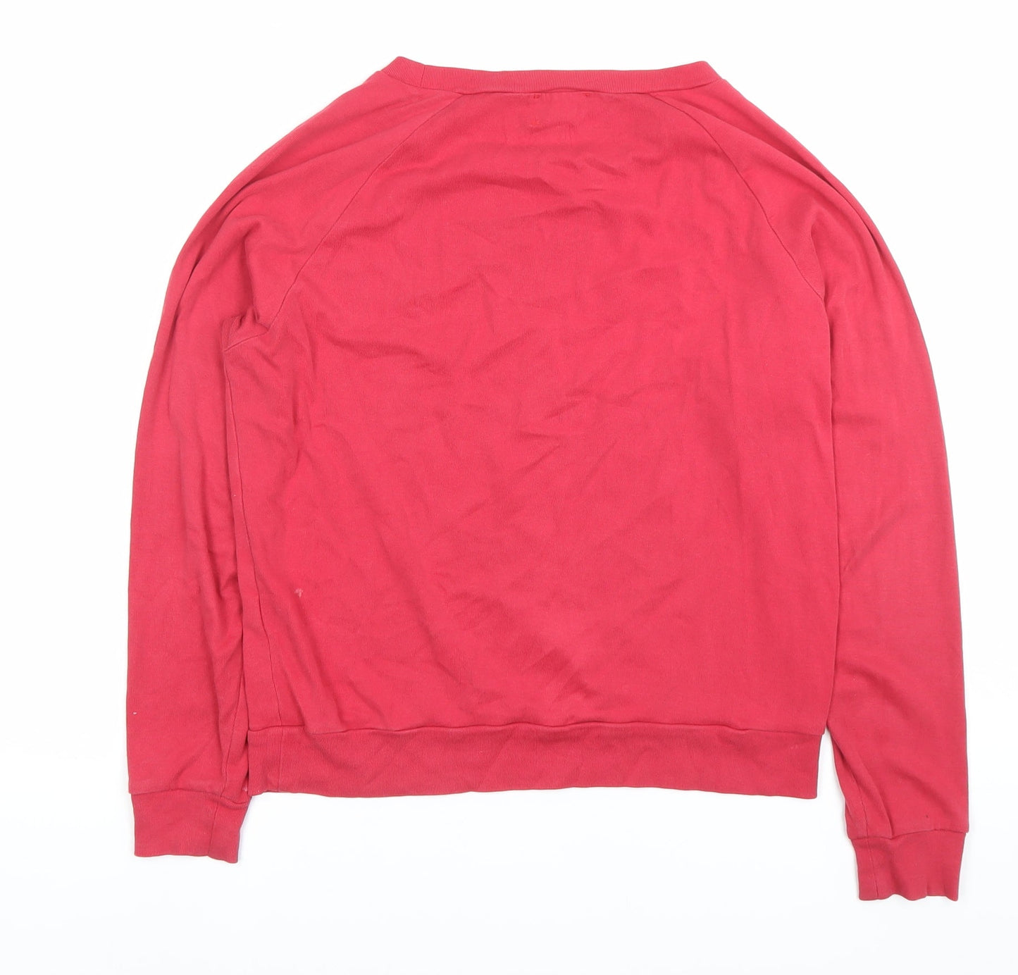 Womens UK Size XS Hush Red Basic T-Shirt