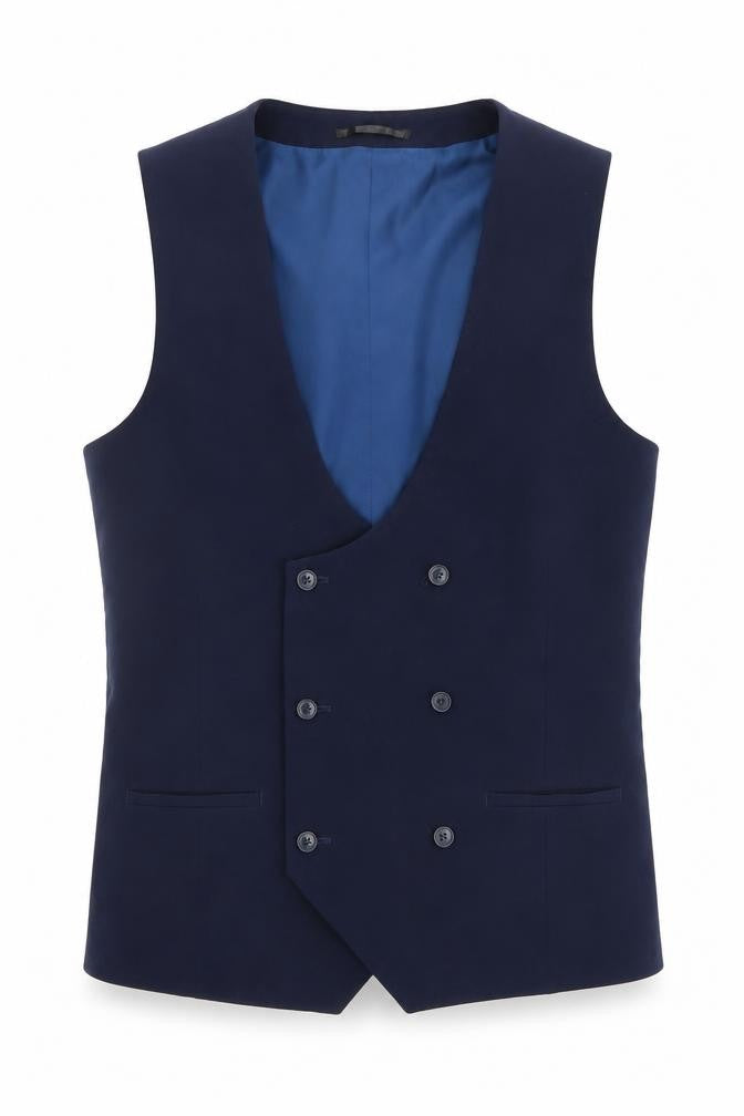 Mens UK Size 36 ONESIX5IVE Regular Blue Suit Waistcoat