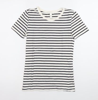 Womens UK Size XS H&M Multicoloured Basic T-Shirt