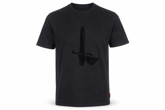 Charlton Athletic Mens Black Large Cotton Crew Neck Sports T-Shirt