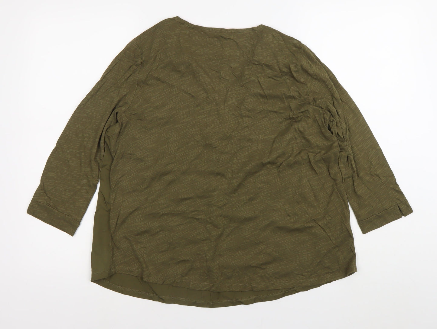 Womens UK Size 14 White Stuff Green Tunic Blouse