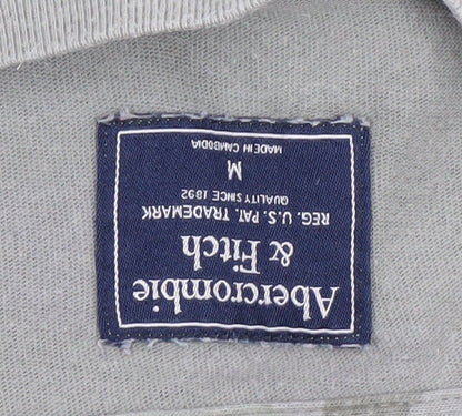 Abercrombie & Fitch Men’s Green Camo Long Sleeve T-Shirt Size M