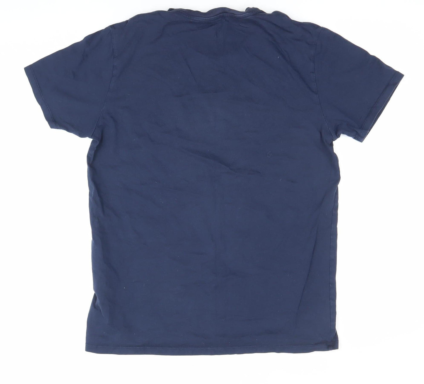 Levi's Men's Blue Medium Logo Graphic Cotton Crew Neck T-Shirt