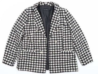 Womens UK Size 20 ET VOUS Black Blazer