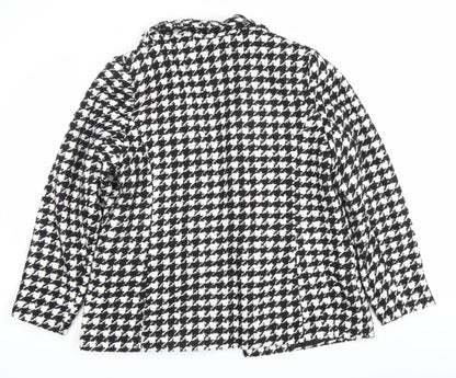 Womens UK Size 20 ET VOUS Black Blazer