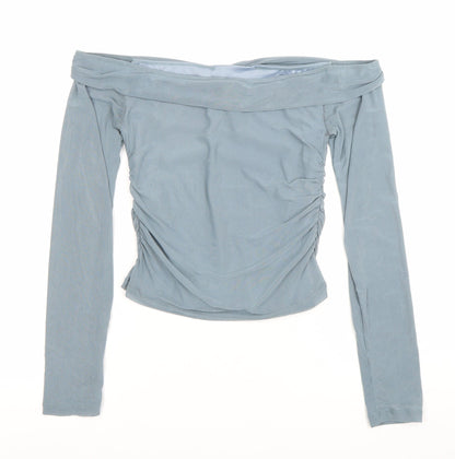 Womens UK Size L Motel Blue Camisole Blouse