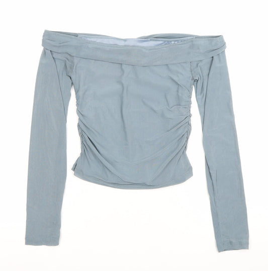 Womens UK Size L Motel Blue Camisole Blouse
