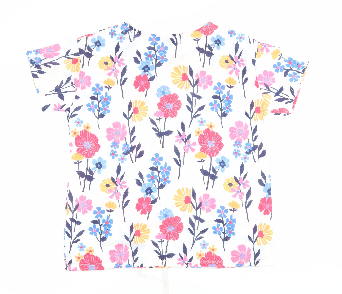 Bonmarche Womens Multicoloured Floral T-Shirt Size 12 Short Sleeve
