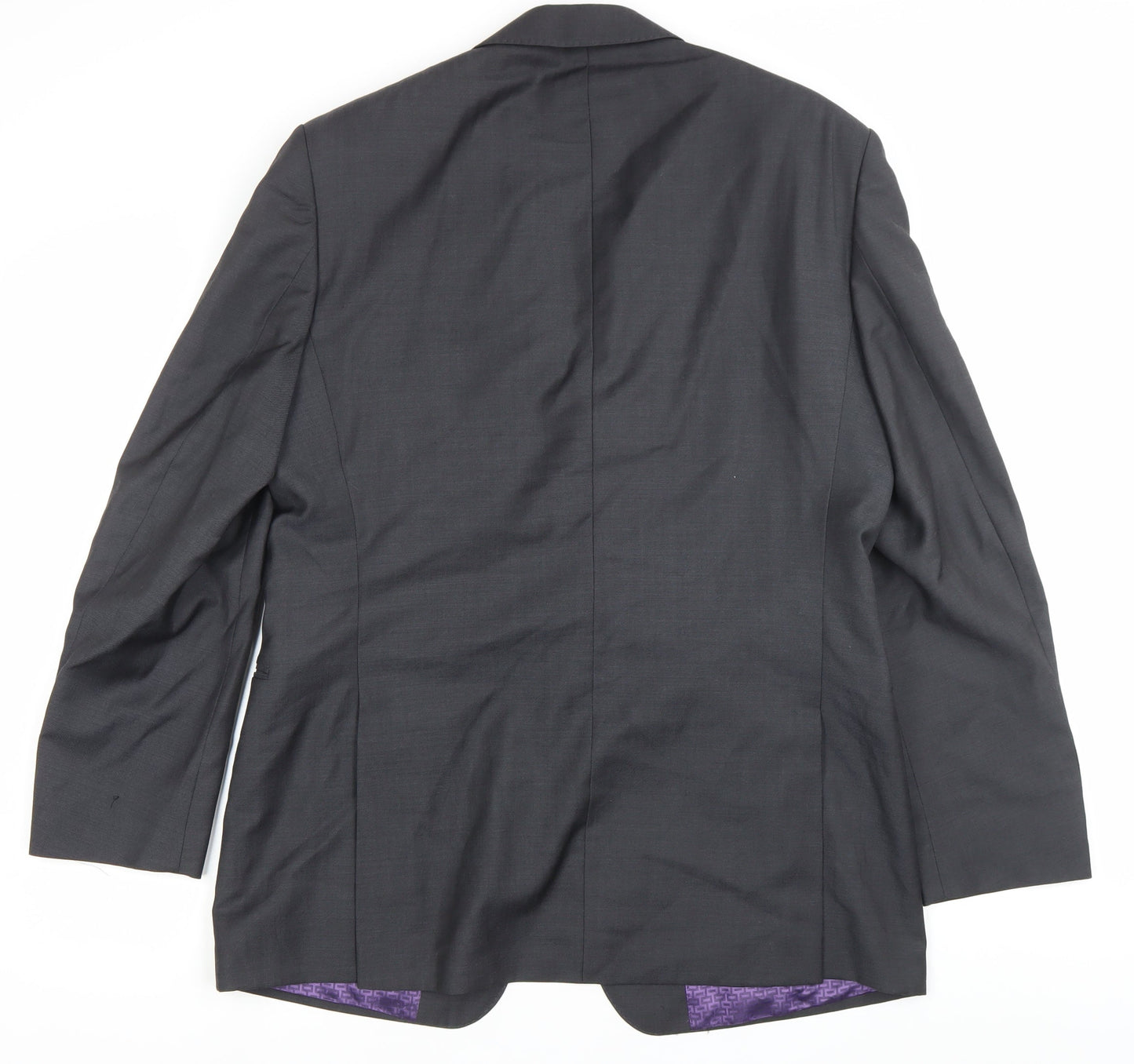 Balmain Men's Grey Blazer Jacket 42in Chest Notch Lapel Formal