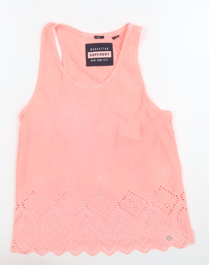 Womens UK Size XS Superdry Pink Camisole Tank