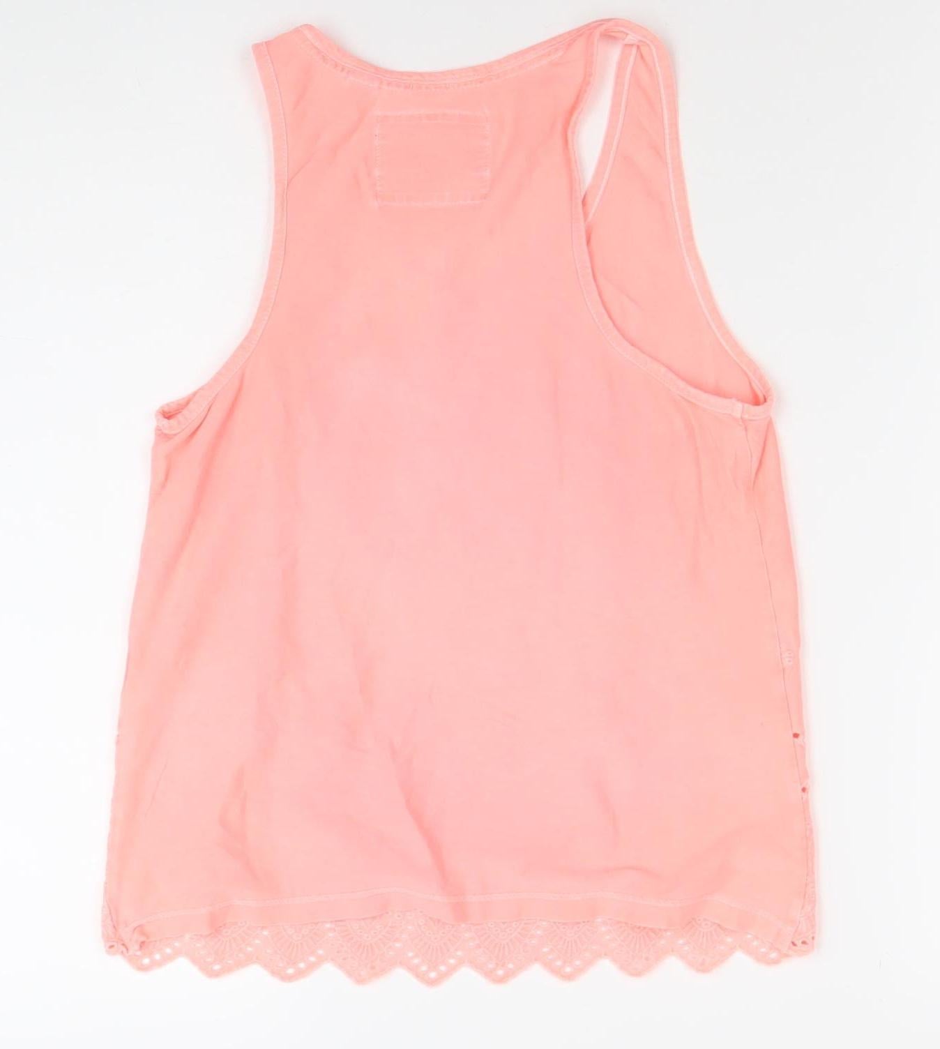 Womens UK Size XS Superdry Pink Camisole Tank