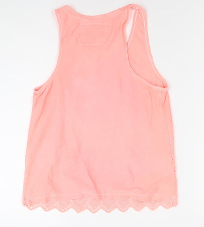 Womens UK Size XS Superdry Pink Camisole Tank