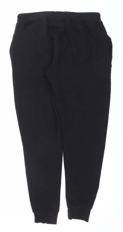 Gym King Men’s Black Jogger Sweatpants M Cotton Blend Tapered Fit