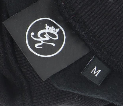 Gym King Men’s Black Jogger Sweatpants M Cotton Blend Tapered Fit