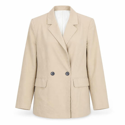 Womens UK Size XS Bershka Regular Beige Blazer