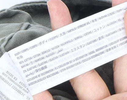 Hollister Womens Green XS Cargo Mini Skirt Low Rise Cotton Blend