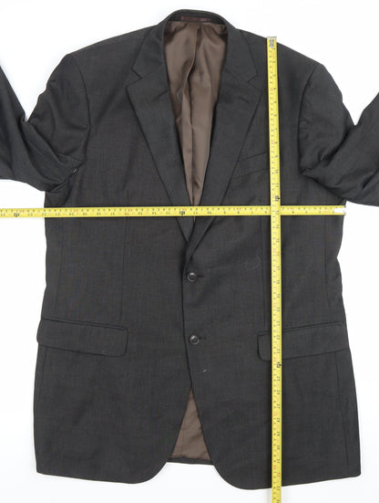 Mens UK Size 44 Burton Regular Grey Suit Jacket