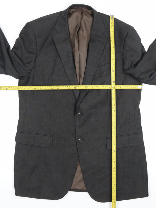Mens UK Size 44 Burton Regular Grey Suit Jacket