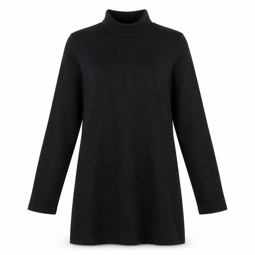 Pull&Bear Womens Black Long Sleeve Knee Length Shift Dress UK 12