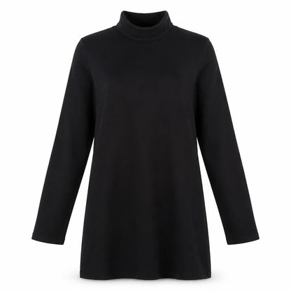 Pull&Bear Womens Black Long Sleeve Knee Length Shift Dress UK 12