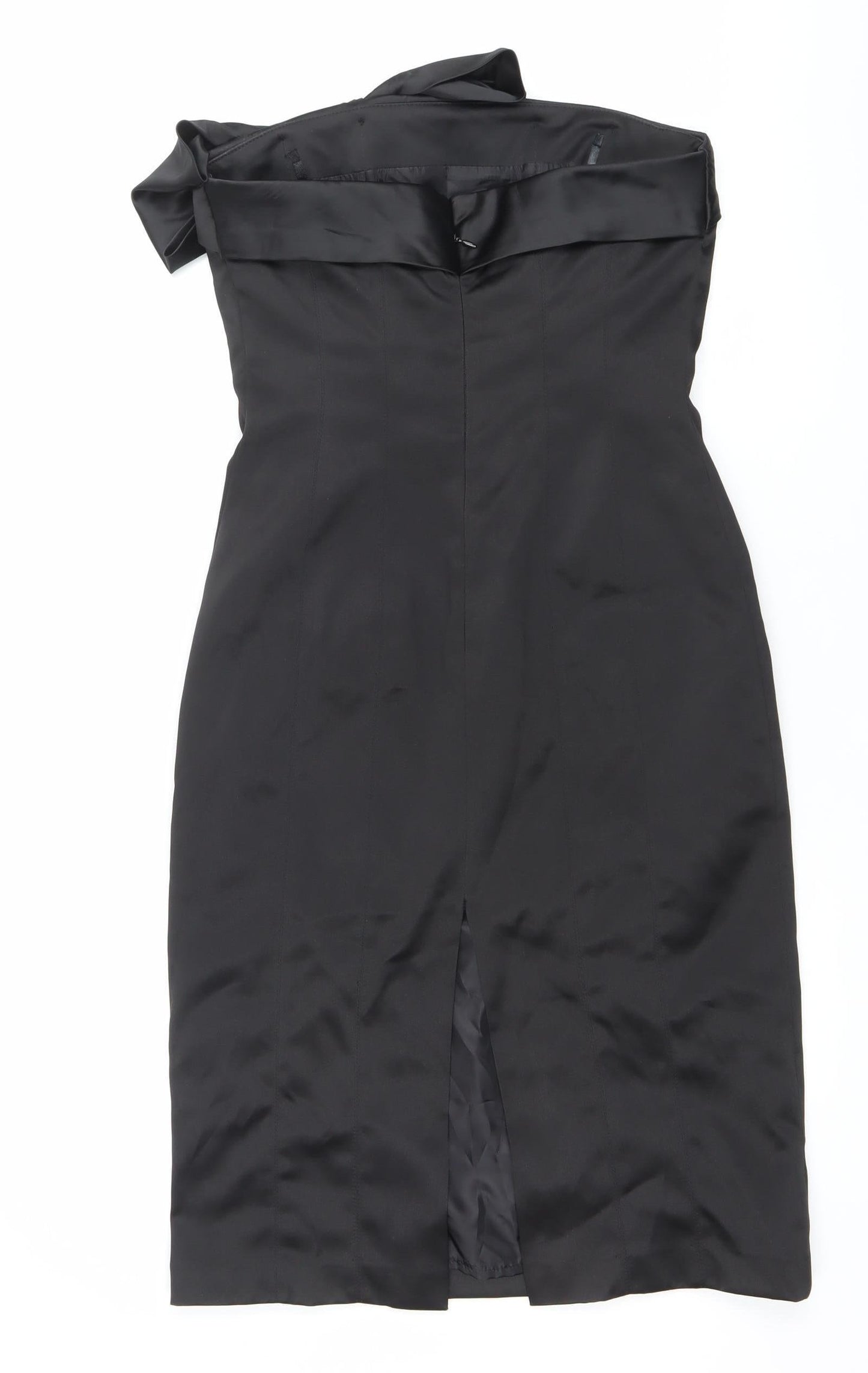 Atmosphere Women’s Black One Shoulder Bow Sheath Dress Size 12