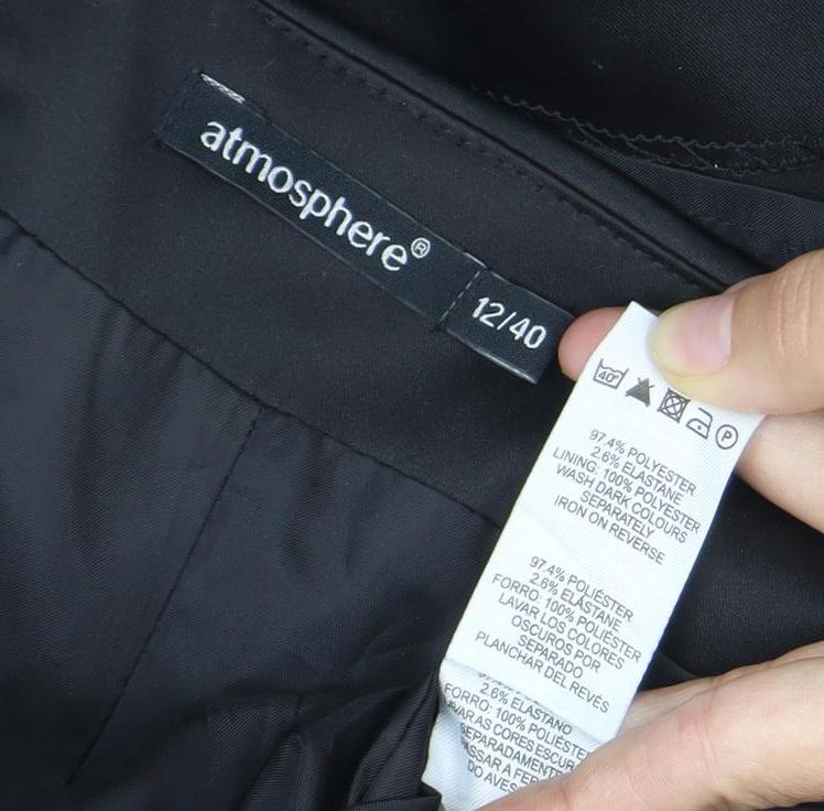 Atmosphere Women’s Black One Shoulder Bow Sheath Dress Size 12