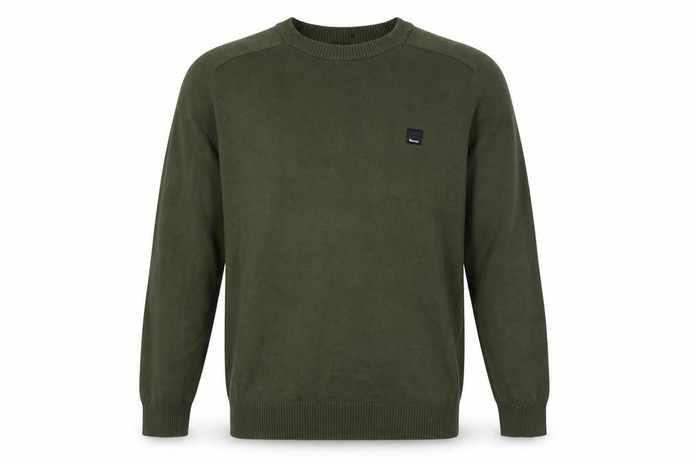Mens UK Size L Bench Green Pullover Jumper