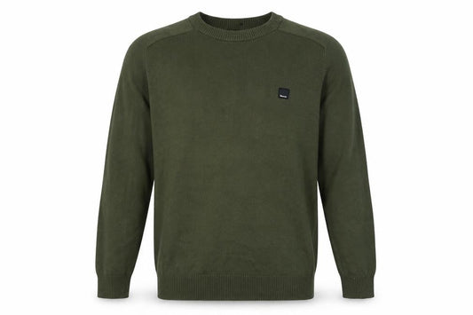 Mens UK Size L Bench Green Pullover Jumper