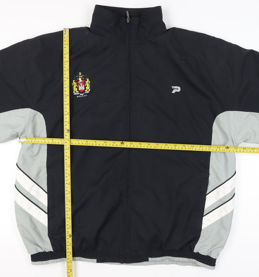 Mens UK Size XL Patrick Black Windbreaker Coat