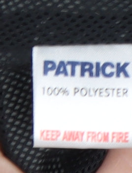 Mens UK Size XL Patrick Black Windbreaker Coat