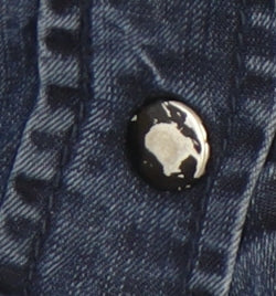 Womens UK Size 10 The Kooples Blue Classic Button-Up