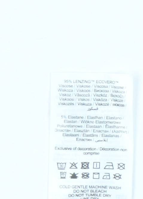 Pieces Women Green XL Knee Length Straight Pencil Skirt Viscose