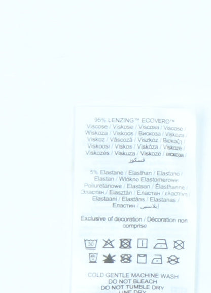 Pieces Women Green XL Knee Length Straight Pencil Skirt Viscose