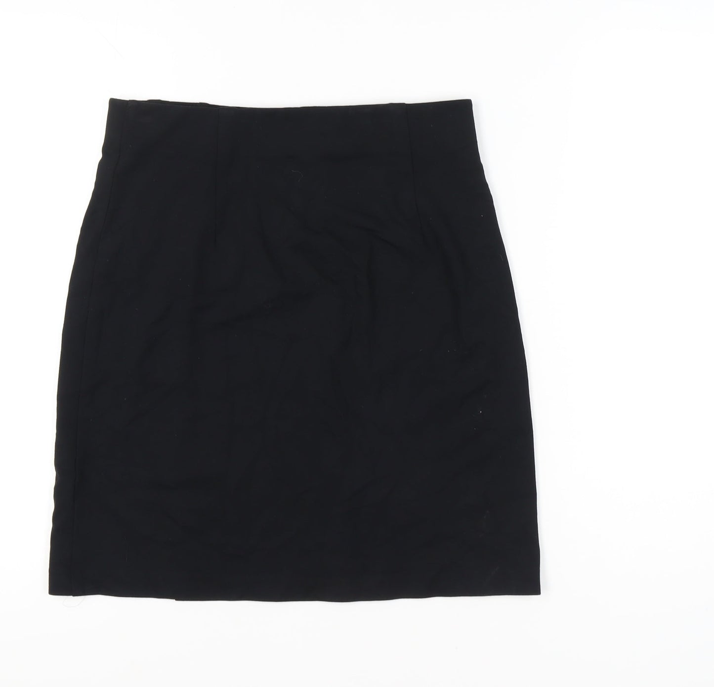 Marks and Spencer Women Black Size 12 Pencil Long Work Skirt