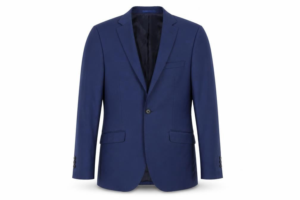 Mens UK Size 36 Hawes & Curtis Regular Blue Suit Jacket