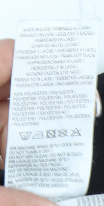 Slazenger Men's Black Jogger Trousers L Polyester Pockets Zip