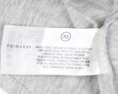 Primark Women’s Grey Tom and Jerry XS Graphic T-Shirt